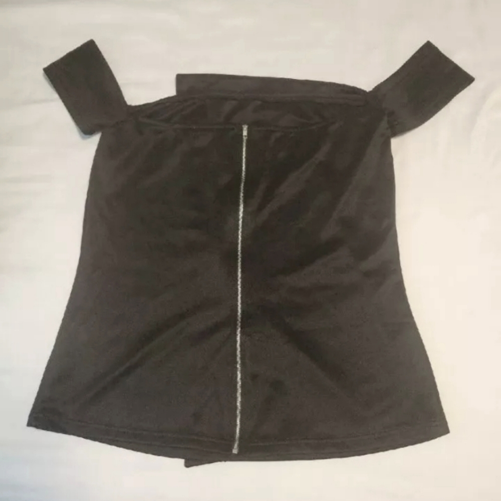 Eien Woman Black  Stretch ,Top Blouse Plus Size 1XL